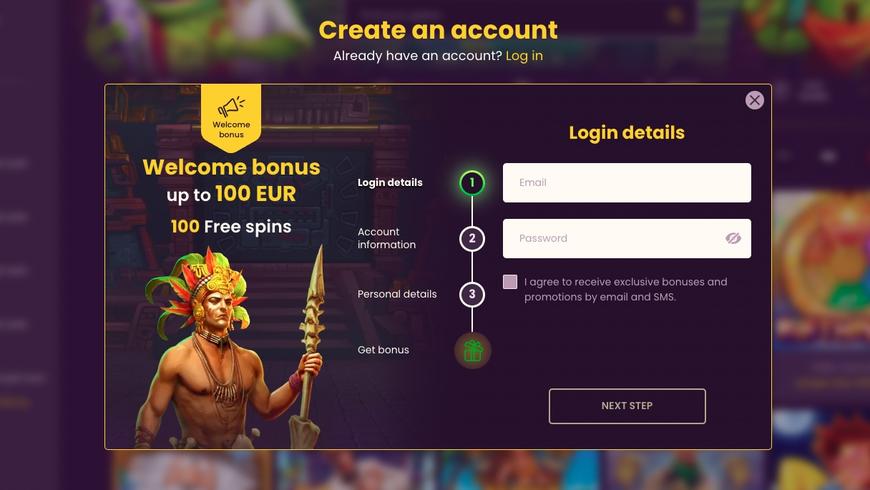 Bizzo Casino Registration