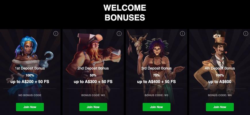 Mirax Casino Welcome Bonus