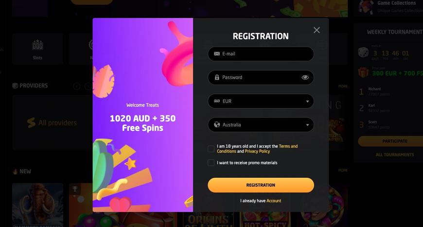 Stay Casino Registration